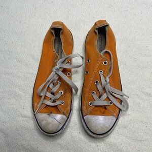 Converse All Star Orange Canvas Shoes